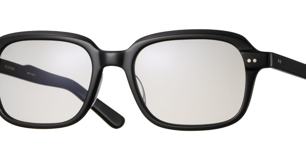 未使用□日本製 EYEVAN アイヴァン Mac Douga1 DBE セルフレーム  